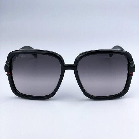 SALE! NEW GUCCI GG1066S 001 Black Grey Gradient Butterfly Women Sunglasses main image 10